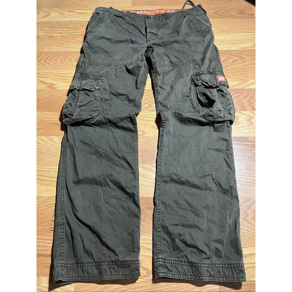Superdry Men’s Core Lite Cargo Pants Military Fatigue 2XL
